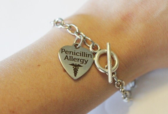 Penicillin Allergy Bracelet Medical Alert Bracelet 5147