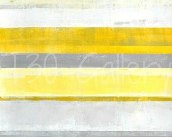 Digital Download - Lemon, Grey and Yellow Abstract Artwork
