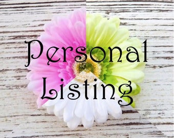 Personal Listing for Tanya