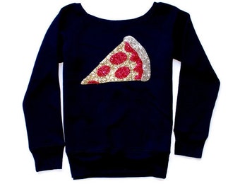 Sweatshirt Enfant "L'Italie M'appelle" - Design Pizza, 280 G/m², 50% Coton 50% Polyester, Imprimé En France - 2