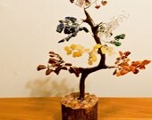 7 Chakra Crysal Tree Chakra Healing 9 inches high!