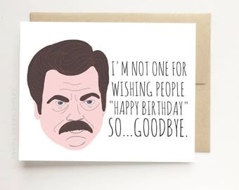 I'm not one for wishing people a Happy Birthday, Birthday Card Funny, Birthday for Boyfriend, Birthday Card for Dad, Birthday Card husband