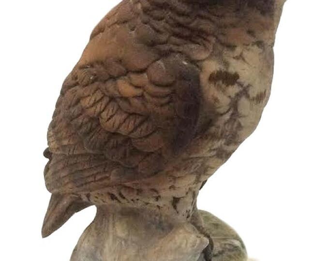 Lefton Little Owl Decor Figurine Hand Painted - Bird Lover Gifts - Ceramic Bird Statue - Owl Lover Gift