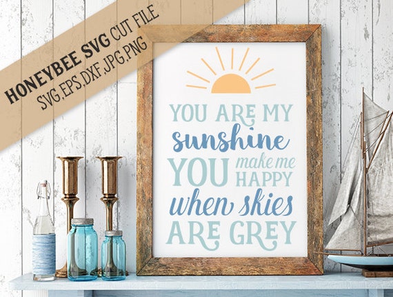 Download You Are My Sunshine Subway Art svg Sunshine svg Country life