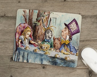 Mousemat - Pad - Alice In Wonderland - Mad Hatter's Tea Party