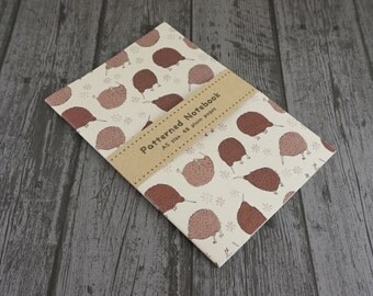 Bumblin' Kiwis Cute New Zealand Kiwi Bird Animal Patterned A5 Notebook - Lined or Plain Pages