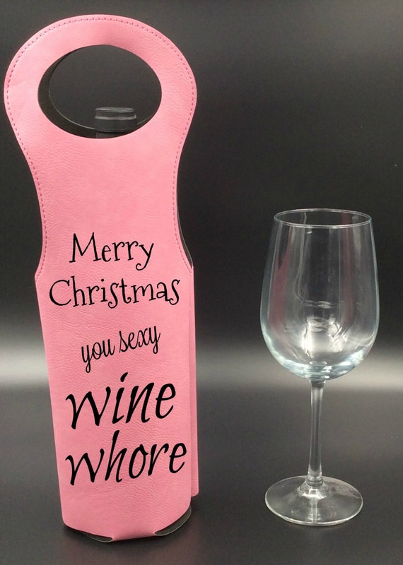 personalized wine carrier bags