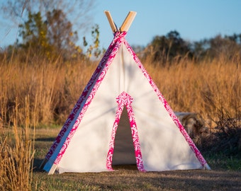 Kid's Teepee Tent No. 0303XL - Kid's Extra Large Teepee Play Tent
