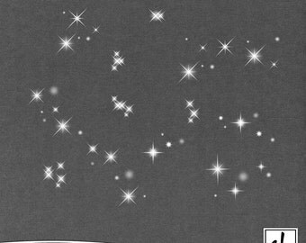Sparkle Clip Art - Sparkle Embellishments - Sparkle Designs - Digital Sparkles - Vector Sparkles - Instant Download - CU OK