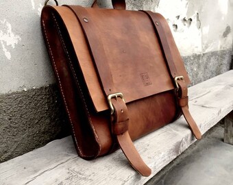 Leather satchel/field bag
