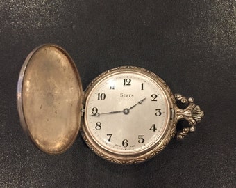 Sears Swiss men's pocket watch