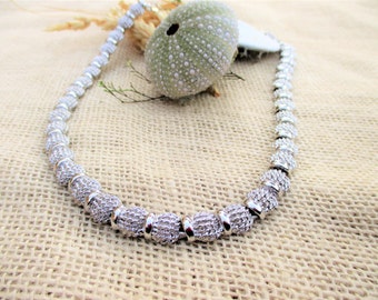 Vintage Monet Silver Toned Necklace