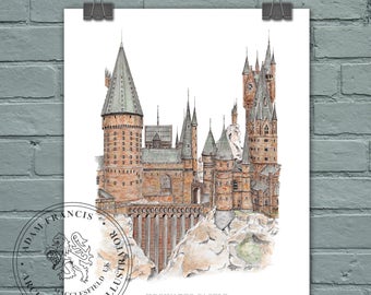 Harry Potter Hogwarts Castle. Detailed, Quality, Limited Edition FINE ART and PHOTO prints. A great unique gift for Harry Potter fans!