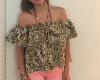 Vintage paisley top