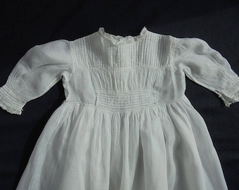 Victorian Christening Gown - Dress - Handmade - 41" long