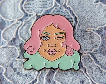Feminist Enamel Pin // Nasty Women, Feminism, Feminist Brooch Badge Accessories, Feminist Agenda, Pin Game, Feminist Jewelry, Girl Power