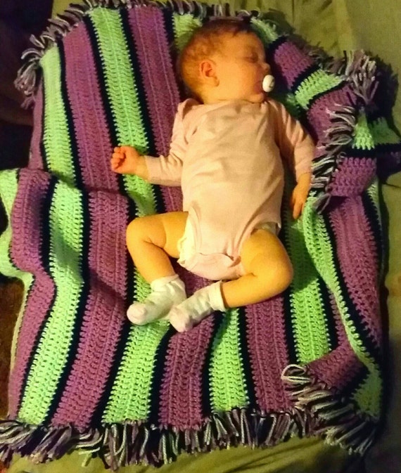 Items similar to Handmade Baby Blanket on Etsy