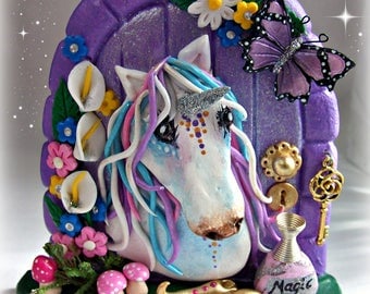 Unicorn Fairy Door - FD712