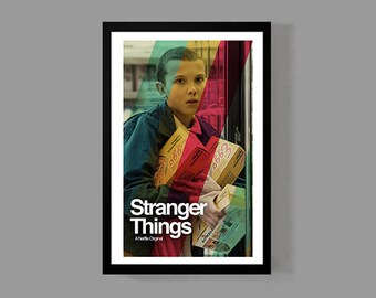 Stranger Things Poster - Eggo Print - TV Movie Netflix Cult Classic Sci Fi Retro 80's
