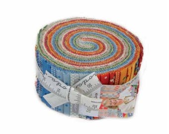 Spring A Ling Jelly Roll by American Jane for Moda Fabrics. 21710JR