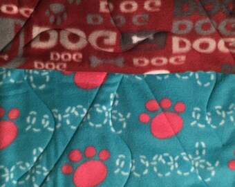 Whimsical Spaniel Quilted Blanket NCU0PT1741