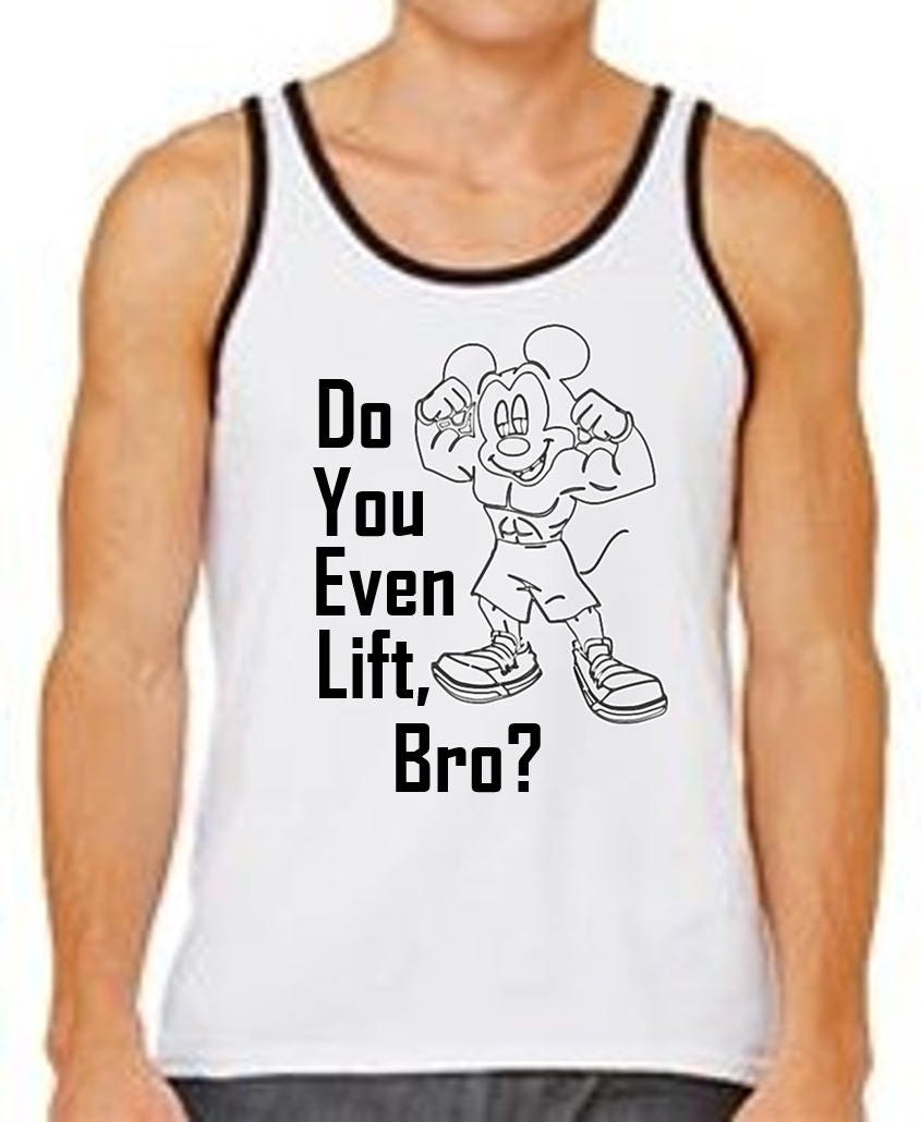 mens disney muscle shirts