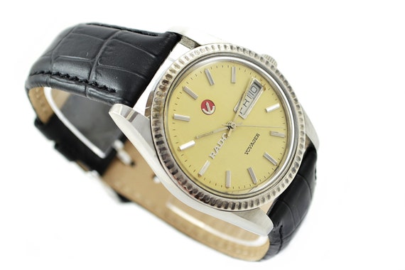Vintage Rado Voyager Stainless Steel Automatic Midsize Mens Watch 1090 - Make me an offer!