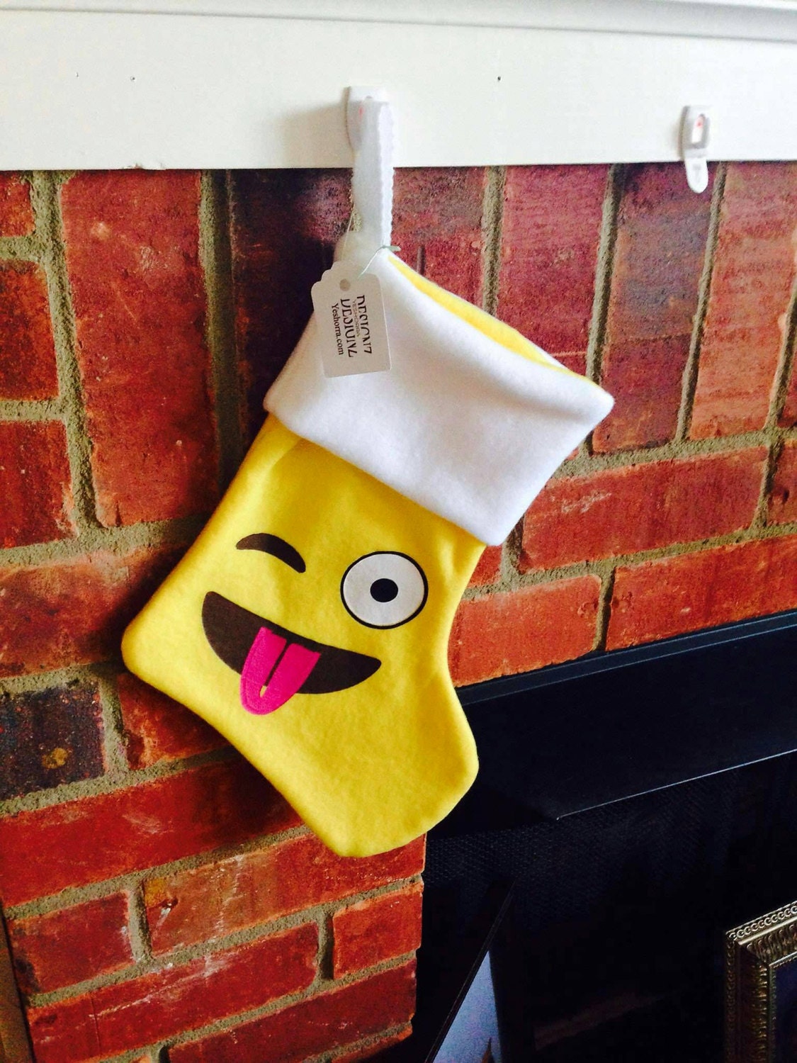 Christmas Stockings Emoji Christmas Stocking Winking Emoji