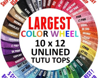 10 Inch Crochet Tutu Top - 10 W x 12 H - Tube Tops, Dress Top, Unlined, Tutu Supply, Large, CrabsCraftShack