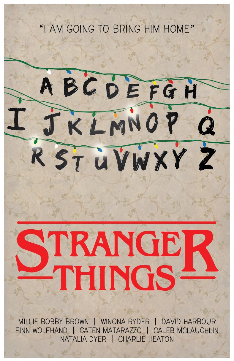 Stranger Things Minimalist Poster