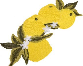 Lemons Applique Embroidery Fabric Patches