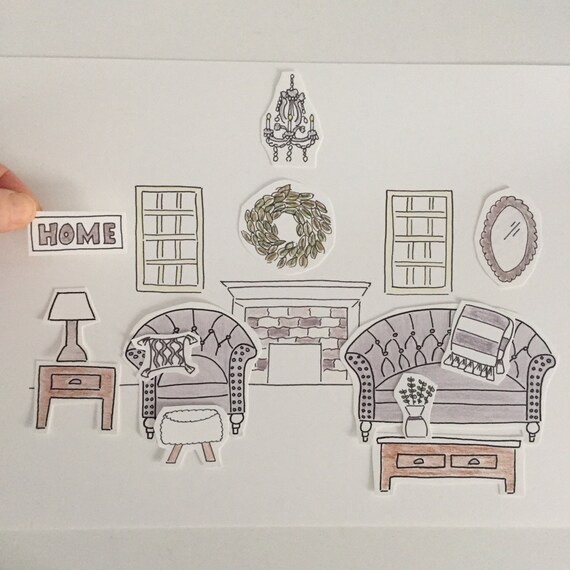 Printable Dollhouse Rooms