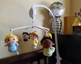 Custom Disney Princesses baby mobile, FREE SHIPPING!!!