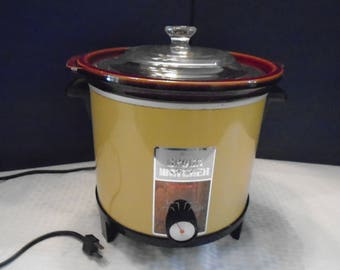 Vintage Sears Crock Watcher. Crock Pot. Sears Crock pot. Sears Slow cooker. Slow cooker.