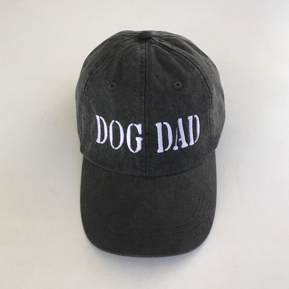 Dog Dad Baseball Cap Embroidered Dog Lover Hat Monogram