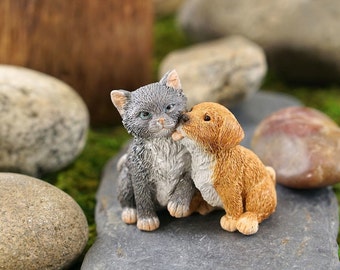 Fairy Garden - Puppy & Kitty Friends - Miniature