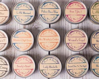 Fandom Candles ~ Pick any 3 ~ Candles Inspired by TV, Film, Book, Magic and More ~ 4oz Soy Candles