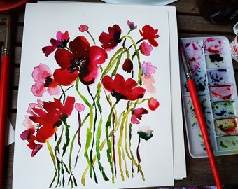 Original Watercolour Painting ~"Happiness"#2