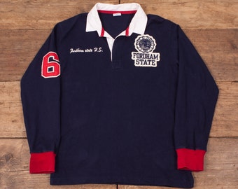 Men’s Vintage Champion Athletic Sweater / Sweatshirt Blue S 36" R4078