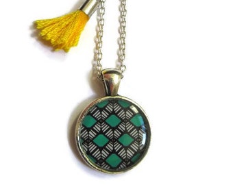 TASSEL NECKLACE -Turquoise necklace - Girl necklace - Bohemian necklace - Boho Necklace - Summer jewellery - Girls gift