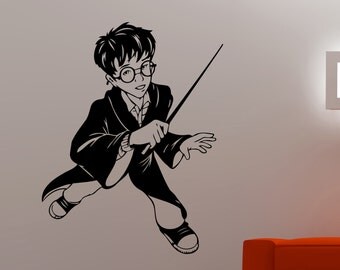 Harry Potter Wall Decal Daniel Radcliffe Vinyl Sticker Home Interior Decorations Fantasy Art Kids Room Nursery Cartoon Movie Decor 1hpr