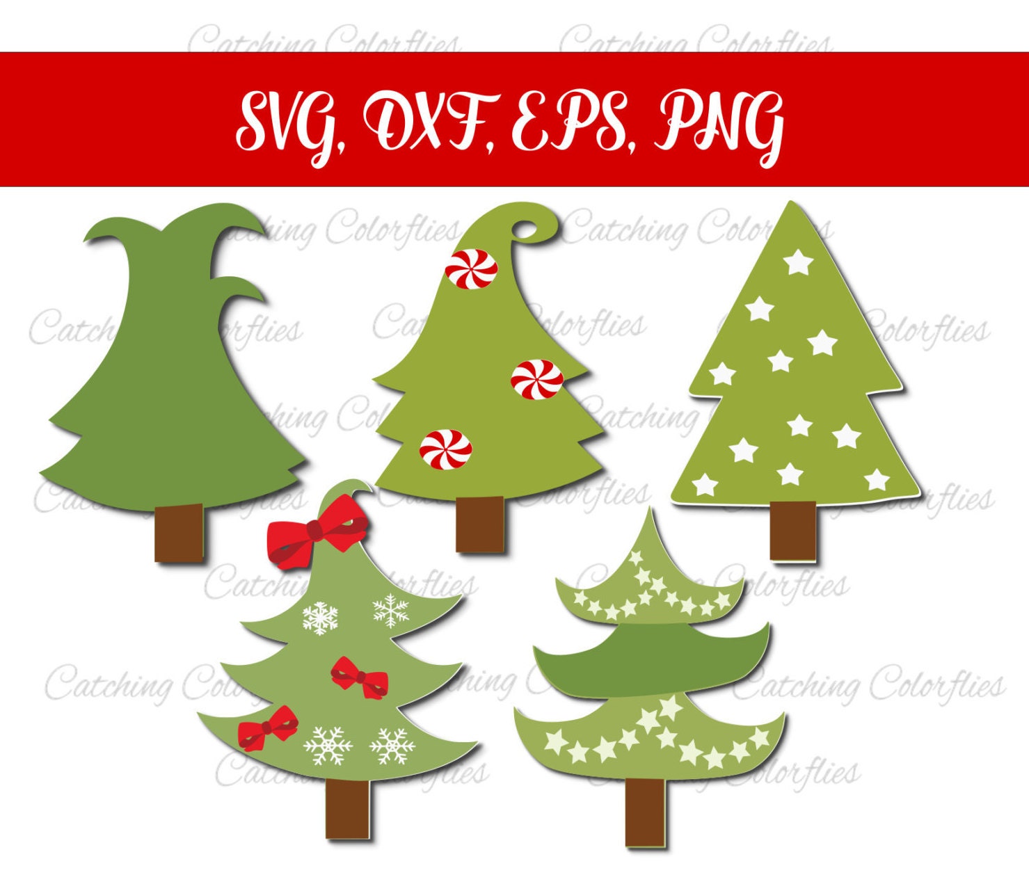 Christmas Tree Svg cutting files Christmas tree monograms