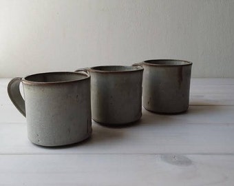 Espresso Mug, Gray Espresso Cup, Ceramic Espresso Mug, Ceramic Coffee Mug, Pottery Coffee Cup, Blue Tea Cup, Pottery Mug, Gray Pottery Cup