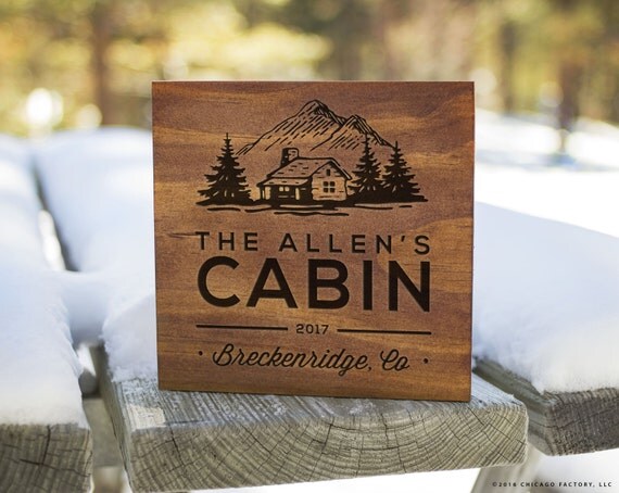 Custom Cabin Signs Cabin Signs Cabin Decor Cabin Wall