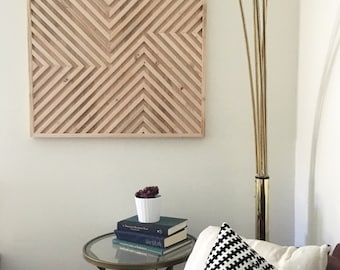 Wood Wall Art, Geometric Wood Art, Geometric Wall Art, Modern Wood Art, Modern Wall Art