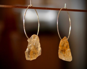 November Birthstone, Bridesmaid Earrings, Bridesmaid gift, Citrine Earrings Crystal Earrings, Crystal Earrings, Boho Earrings, gift for her