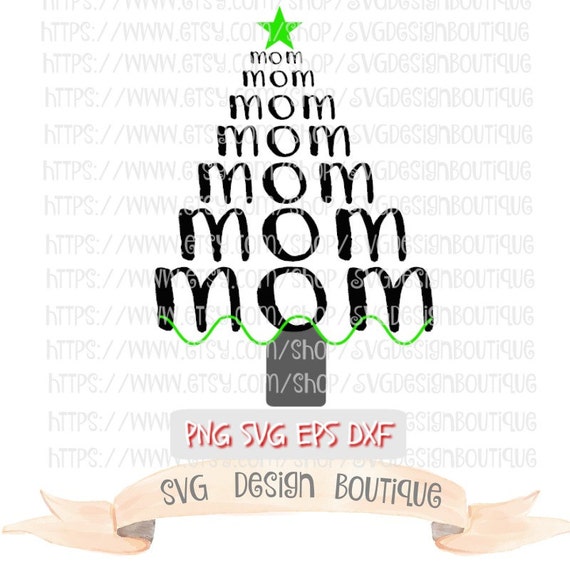 Download Christmas Tree SVG Mom Svg Christmas Tree Cut File Cute