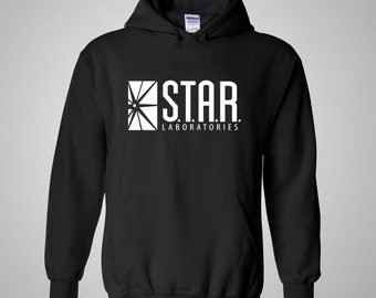 The Flash - Star Labs Hoodie / Star Laboratories Hoodie / Arrow / Gift or Christmas Idea