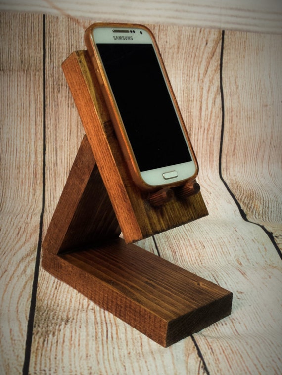Wooden Mobile Phone Docking Station Iphone smart phone