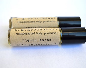 Anxiety Essential Oil Blend Rollerball / Anxiety Relief / Aromatherapy / Anti-Anxiety / Gifts under 10 / Gift For Him / Birthday Gift